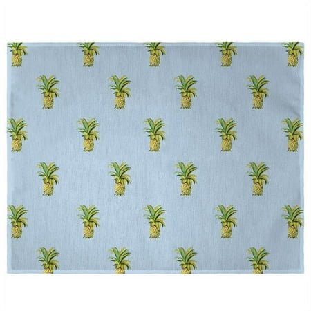 Betsydrake PM400B 14 x 18 in. Multi Pineapple Place Mat - Set of 4