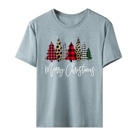 Corset Top Maternity Shirts Fashion Women Casual Christmas Printing Pullover Short Sleeve T-Shirt Tops Blouse Womens Tank Tops Black Crop Top on Sales Gray S
Corset Top Maternity Shirts Fashion Women Casual Christmas Printing Pullover Short Sleeve T-Shirt Tops Blouse Womens Tank Tops Black Crop Top on Sales Gray S