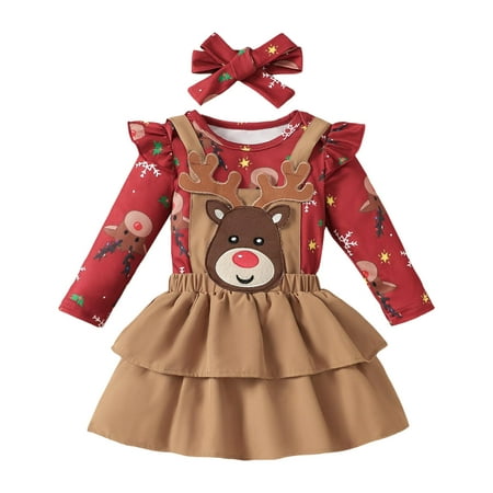 Girls Christmas Long Sleeve Cartoon Romper Bodysuit Xmas Suspender Skirts Outfits Receiving Blanket Set Girl Clothes Set Kids Sweatpants Girls Girl Clothes 3t-4t Baby 5 Bows for Baby Girls Nee Born
Girls Christmas Long Sleeve Cartoon Romper Bodysuit Xmas Suspender Skirts Outfits Receiving Blanket Set Girl Clothes Set Kids Sweatpants Girls Girl Clothes 3t-4t Baby 5 Bows for Baby Girls Nee Born