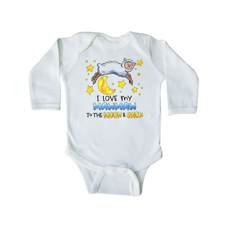 Inktastic I Love my Mawmaw to the Moon and Back Cute Sheep Gift Baby Boy or Baby Girl Long Sleeve Bodysuit
Inktastic I Love my Mawmaw to the Moon and Back Cute Sheep Gift Baby Boy or Baby Girl Long Sleeve Bodysuit