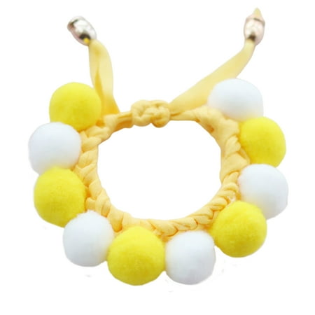 Wowspeed Pet Plush Collar | Pack Cotton Breakaway Cat Collars with Bell | Flower Pendant Kitten Collars Pink Yellow Collar for Female Male Cats
Wowspeed Pet Plush Collar | Pack Cotton Breakaway Cat Collars with Bell | Flower Pendant Kitten Collars Pink Yellow Collar for Female Male Cats