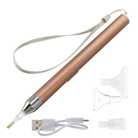 DIY Diamond Beads Painting Tool Shining USB Drill Pen Light Clear Point Drill Pen