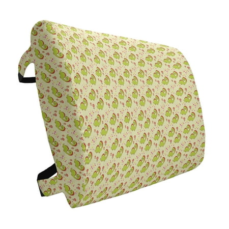 Dinosaur Lumbar Pillow Dinosaur Characters with Spring Meadow Flowers Hearts Soft Back Cushion for Office Chairs with Adjustable Straps 14 x 13 Green Yellow by Ambesonne
Dinosaur Lumbar Pillow Dinosaur Characters with Spring Meadow Flowers Hearts Soft Back Cushion for Office Chairs with Adjustable Straps 14 x 13 Green Yellow by Ambesonne