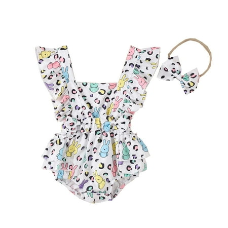 Toddler Girls Easter Sleeveless Cartoon Rabbit Printed Lovely Cute Romper Bodysuit For Baby Clothes With Headbands Baby Outwear
Toddler Girls Easter Sleeveless Cartoon Rabbit Printed Lovely Cute Romper Bodysuit For Baby Clothes With Headbands Baby Outwear