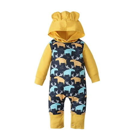 Ozmmyan Christmas Toddler Clothes Children s Spring And Autumn Boys Long Sleeve Elk Dinosaur Print Hooded Jumpsuit Romper on Clearance
Ozmmyan Christmas Toddler Clothes Children s Spring And Autumn Boys Long Sleeve Elk Dinosaur Print Hooded Jumpsuit Romper on Clearance