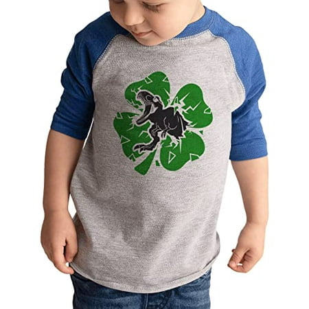 7 ate 9 Apparel Kids St. Patrick s Day Shirts - Dinosaur Lucky Clover Blue Shirt 3T
7 ate 9 Apparel Kids St. Patrick s Day Shirts - Dinosaur Lucky Clover Blue Shirt 3T