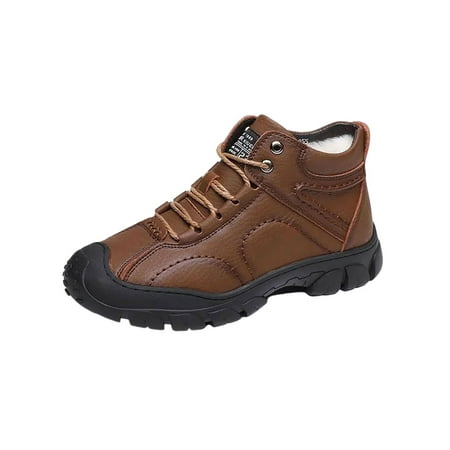 Frontwalk Men Snow Boots Winter Sneakers Lace Up Warm Shoes Business Comfortable Ankle Booties Mens Plush Lining Coffee 6.5
Frontwalk Men Snow Boots Winter Sneakers Lace Up Warm Shoes Business Comfortable Ankle Booties Mens Plush Lining Coffee 6.5