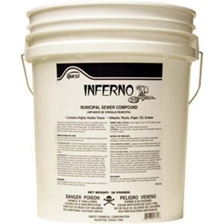 QuestSpecialty Inferno Municipal Sewer Compound 50 lb pail (2 Units)