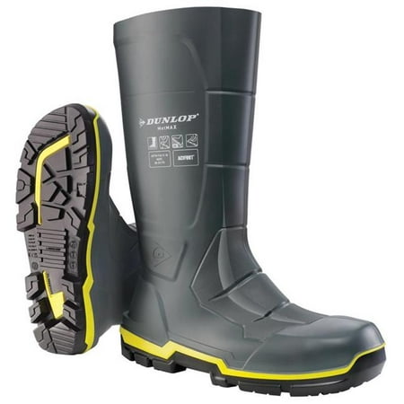 Dunlop 8077188 Men Waterproof Boot Gray - Size 11 US