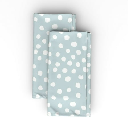 Linen Cotton Canvas Dinner Napkins (Set of 2) - Soft Blue Dots Spots Painted Pastel Spot Baby Light Geometric Print Cloth Dinner Napkins by Spoonflower
Linen Cotton Canvas Dinner Napkins (Set of 2) - Soft Blue Dots Spots Painted Pastel Spot Baby Light Geometric Print Cloth Dinner Napkins by Spoonflower
