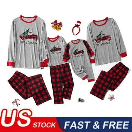 ZIYIXIN Matching Family Pajamas Sets Christmas PJ s Sleepwear Merry Christmas Truck Driving Top and Plaid Pants
ZIYIXIN Matching Family Pajamas Sets Christmas PJ s Sleepwear Merry Christmas Truck Driving Top and Plaid Pants