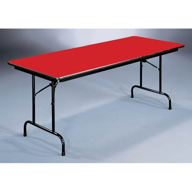 High Pressure Folding Table in Red (30 in. x 60 in./Red)