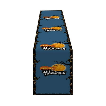 XIEC Table Runner Reusable Beautifully Atmosphere Dustproof Protective Decorative Easy to Clean Festival Halloween Pumpkin Table Mat Cloth for Daily Life
XIEC Table Runner Reusable Beautifully Atmosphere Dustproof Protective Decorative Easy to Clean Festival Halloween Pumpkin Table Mat Cloth for Daily Life