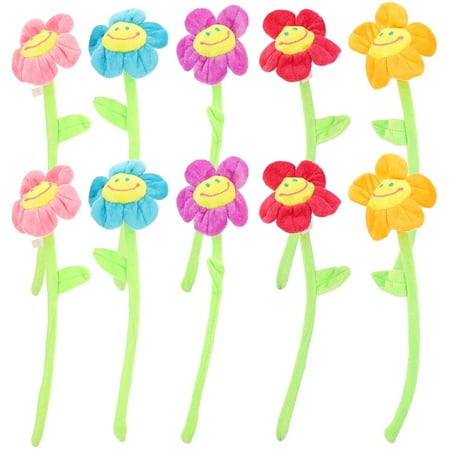 10pcs Plush Flower Bendable Stems Colorful Stuffed Sunflower Curtain Buckles
10pcs Plush Flower Bendable Stems Colorful Stuffed Sunflower Curtain Buckles