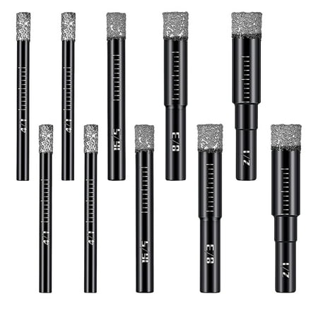 dry diamond drill bits Dry Diamond Drill Bits Set 10 PCs Tile Drill Bits Granite Drill Bits for Granite Ceramic Tile Stone Round
dry diamond drill bits Dry Diamond Drill Bits Set 10 PCs Tile Drill Bits Granite Drill Bits for Granite Ceramic Tile Stone Round