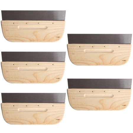 BESTONZON 5 Pcs Stainless Steel Film Decal Scraper Wood Handle Window Film Decal Scraper Applying Tool Car Gadget for Indoor Outdoor
BESTONZON 5 Pcs Stainless Steel Film Decal Scraper Wood Handle Window Film Decal Scraper Applying Tool Car Gadget for Indoor Outdoor