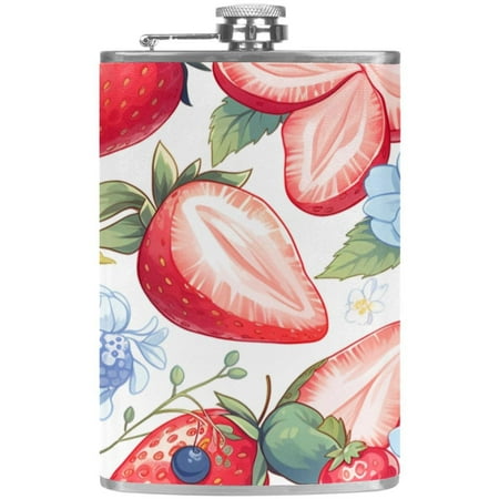 josid Fruit Party 3.6x6in Stainless Steel Small Flask Leak-Proof Stainless Steel Construction Wrapped in Premium Two-Layer Leather Nano-Printed Design 227ml Capacity
josid Fruit Party 3.6x6in Stainless Steel Small Flask Leak-Proof Stainless Steel Construction Wrapped in Premium Two-Layer Leather Nano-Printed Design 227ml Capacity