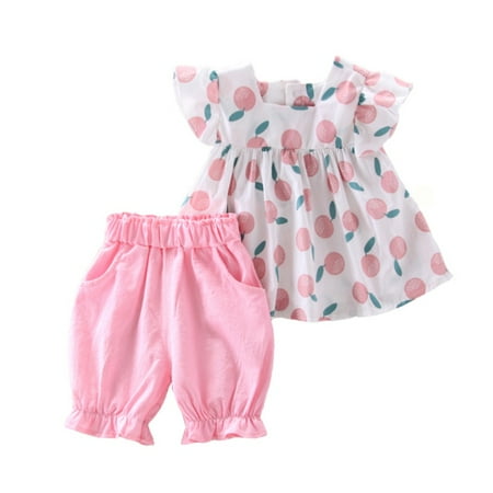 Toddler Baby Girls Clothes Ruffle Cami Polka Dot Tank Tops Blouse Shorts Pants Summer Toddler Clothes 2Pcs Outfit Set
Toddler Baby Girls Clothes Ruffle Cami Polka Dot Tank Tops Blouse Shorts Pants Summer Toddler Clothes 2Pcs Outfit Set