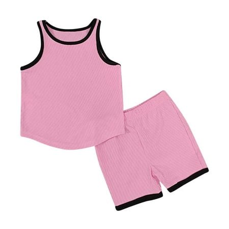 ZRBYWB Toddler Boy Girl Clothes Sleeveless Children Kids Pajamas Solid Vest Tops Shorts 2pcs Sets Outfits
ZRBYWB Toddler Boy Girl Clothes Sleeveless Children Kids Pajamas Solid Vest Tops Shorts 2pcs Sets Outfits