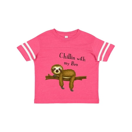 Inktastic Sticker Chillin with Bro Gift Toddler Boy Girl T-Shirt