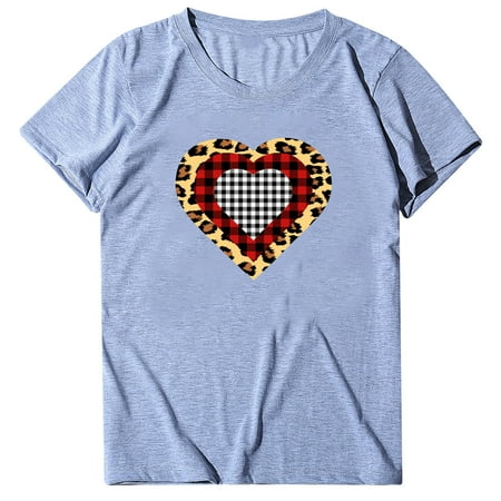 Tank Top for Women Sexy Tops for Women Women s Short-Sleeved Valentine s Day Print Round Neck Top T-shirt Tshirts Shirts for Women Long Sleeve Crop Top on Clearance Shirts for Women Gray 2XL
Tank Top for Women Sexy Tops for Women Women s Short-Sleeved Valentine s Day Print Round Neck Top T-shirt Tshirts Shirts for Women Long Sleeve Crop Top on Clearance Shirts for Women Gray 2XL