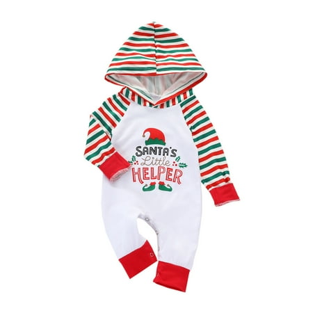 Ozmmyan Christmas Toddler Clothes Christmas Toddler Baby Boy Girl Cartoon Letter Printed Hoodie Romper Jumpsuit on Clearance
Ozmmyan Christmas Toddler Clothes Christmas Toddler Baby Boy Girl Cartoon Letter Printed Hoodie Romper Jumpsuit on Clearance