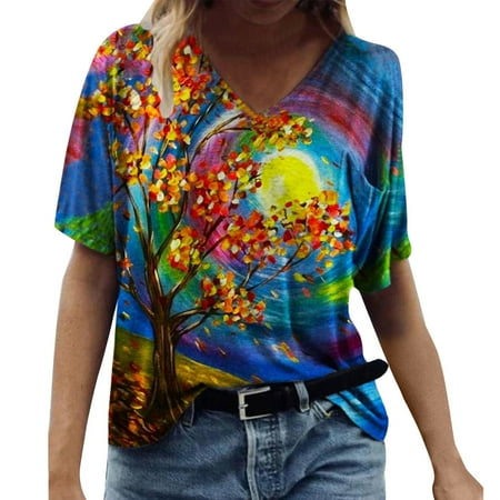 ASEIDFNSA Long Sleeve Scrub Tops Space Short Womens Tops Short Sleeve Flowy Casual Tee Shirts Summer Casaul V Neck Tee Tops
ASEIDFNSA Long Sleeve Scrub Tops Space Short Womens Tops Short Sleeve Flowy Casual Tee Shirts Summer Casaul V Neck Tee Tops