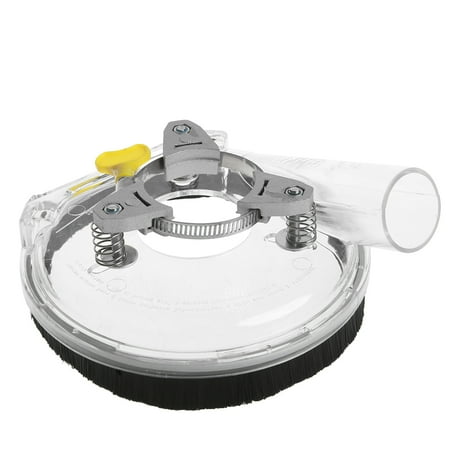 Dust Shroud Kit Dry Grinding Dust Cover for Angle Hand Grinder Clear 4 / 5