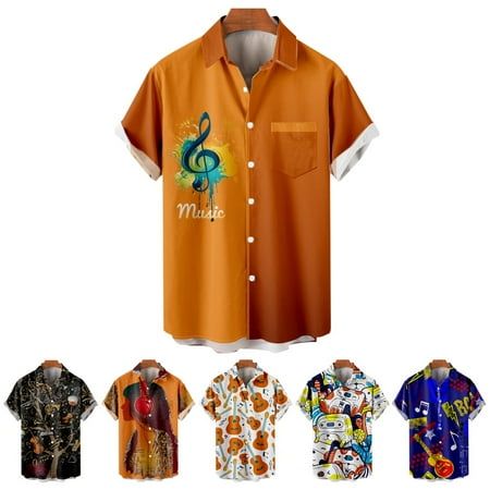 LANLIN Music Festival Men s and Big Men s Casual Button Down Short Sleeve Shirts Funny Cheap Clothing Apparel for Boys 5-14 Years
LANLIN Music Festival Men s and Big Men s Casual Button Down Short Sleeve Shirts Funny Cheap Clothing Apparel for Boys 5-14 Years