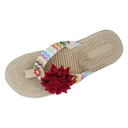Sandals Women Heels Wedge Flip Flop Fashionable Summer New Pattern Indoor And Outdoor Versatility Straw Woven Flower Sandals Non Slip Beach Sandals Shoes For Women Sandals Wedges
Sandals Women Heels Wedge Flip Flop Fashionable Summer New Pattern Indoor And Outdoor Versatility Straw Woven Flower Sandals Non Slip Beach Sandals Shoes For Women Sandals Wedges