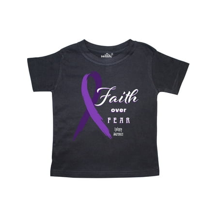 Inktastic Faith Over Fear Epilepsy Awareness with Purple Ribbon Gift Toddler Boy or Toddler Girl T-Shirt
Inktastic Faith Over Fear Epilepsy Awareness with Purple Ribbon Gift Toddler Boy or Toddler Girl T-Shirt