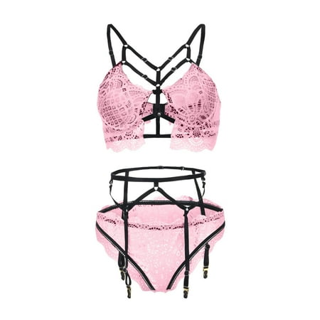 Intimates New Fashion Lace Lingerie Underwear Sleepwear G-string Pajamas Garter Polyester no underwire sports bra Pink
Intimates New Fashion Lace Lingerie Underwear Sleepwear G-string Pajamas Garter Polyester no underwire sports bra Pink