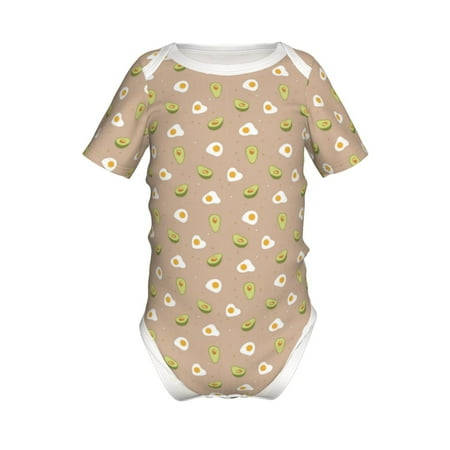 Adobk Egg and Avocado Print Baby Climbing Clothes Jumpsuit Rompers Classic Rompers Child Short sleeve Bodysuits-18 Months
Adobk Egg and Avocado Print Baby Climbing Clothes Jumpsuit Rompers Classic Rompers Child Short sleeve Bodysuits-18 Months