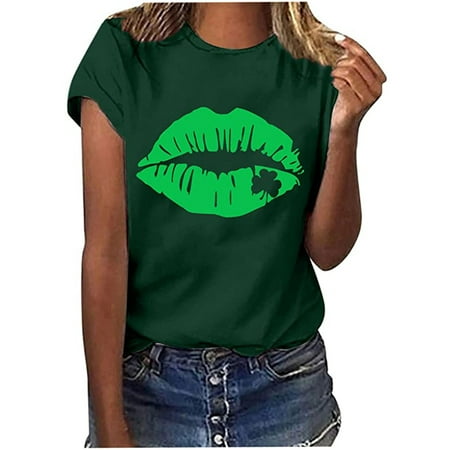 Womens Tops Corset Tops for Women Patrick s Day Women Casual Short Sleeve Printed Round Neck Blouse T-Shirt Ladies Tops White Long Sleeve Shirts for Women Summer Savings Valentine Shirts
Womens Tops Corset Tops for Women Patrick s Day Women Casual Short Sleeve Printed Round Neck Blouse T-Shirt Ladies Tops White Long Sleeve Shirts for Women Summer Savings Valentine Shirts