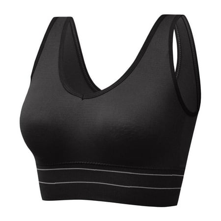 Spdoo Sport Bra for Women Lightweight Support Seamless Sports Bra Yoga Collarless Crop Top Black 4XL
Spdoo Sport Bra for Women Lightweight Support Seamless Sports Bra Yoga Collarless Crop Top Black 4XL