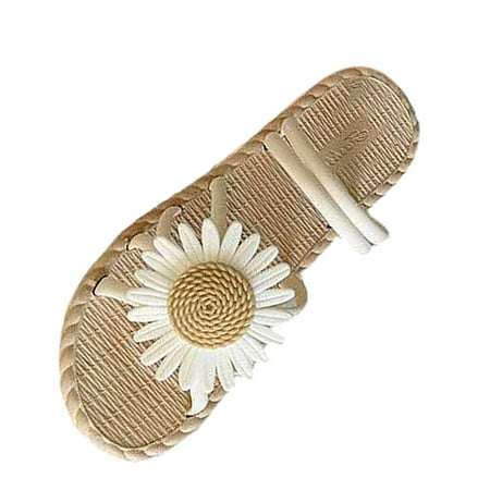 Sandals Women Beauty Comfort Cute Daisy Summer Footwear Versatile Beach Flower Slippers
Sandals Women Beauty Comfort Cute Daisy Summer Footwear Versatile Beach Flower Slippers