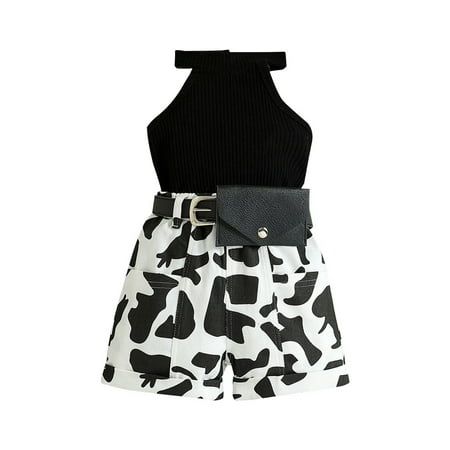 Toddler Girls Casual Sleeveless Printed Tops And Shorts Bag 3PCS Outfits Clothes Set Children Infant Baby Fashion Dailywear Child Clothing
Toddler Girls Casual Sleeveless Printed Tops And Shorts Bag 3PCS Outfits Clothes Set Children Infant Baby Fashion Dailywear Child Clothing