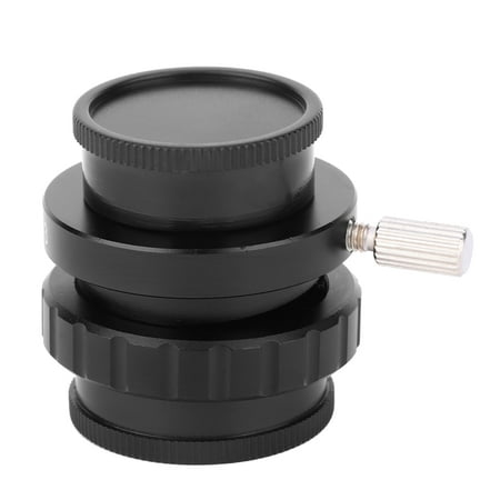 

CTV 1/3 Adapter Stable Standard C-mount Lens Adapter For 3 Times Magnifying Trinocular Stereo Microscope High-Definition Optical Coating Lens Microscope Parts