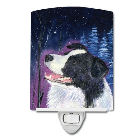 Caroline s Treasures SS8369CNL Starry Night Border Collie Ceramic Night Light 6x4x3 multicolor
Caroline s Treasures SS8369CNL Starry Night Border Collie Ceramic Night Light 6x4x3 multicolor