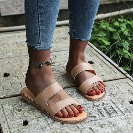 Aayomet Summer Slippers for Women Leisure Roman Style Women s Solid Color Summer Non Slip Slip On Flat Beach Open Toe Breathable Khaki 6.5
Aayomet Summer Slippers for Women Leisure Roman Style Women s Solid Color Summer Non Slip Slip On Flat Beach Open Toe Breathable Khaki 6.5