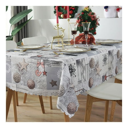 Christmas Rectangle Waterproof Washable Spillproof Tablecloth Stain Resistant DecorativeTable Cloth for Dining Room Pentagram 150x180
Christmas Rectangle Waterproof Washable Spillproof Tablecloth Stain Resistant DecorativeTable Cloth for Dining Room Pentagram 150x180