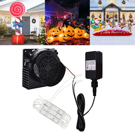 Replacement 1A Air Blower for Inflatables 1.5A Adapter Holiday Decor with 3 Leds