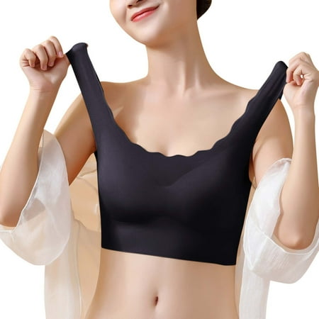 Bra Womens Beauty Back Underwear Big Chest Show Small Thin Bra Seamless No Steel Ring Bra Gather Vest Bra polyester no underwire sports bra Black
Bra Womens Beauty Back Underwear Big Chest Show Small Thin Bra Seamless No Steel Ring Bra Gather Vest Bra polyester no underwire sports bra Black
