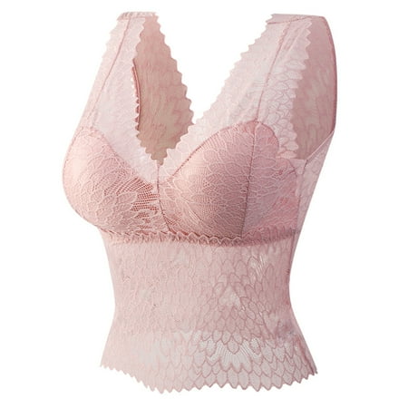 LWZWM Bralettes for Women Plus Size Fashion Lace Beauty Back Strap Wrap Hollow Out Bra Floral Bras Plus Size Bra Pink One Size
LWZWM Bralettes for Women Plus Size Fashion Lace Beauty Back Strap Wrap Hollow Out Bra Floral Bras Plus Size Bra Pink One Size