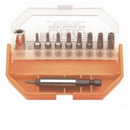Torx Security Bit Set 11Pc T8H-T40H