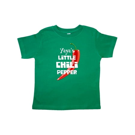 Inktastic Yaya s Little Chili Pepper Gift Toddler Boy or Toddler Girl T-Shirt