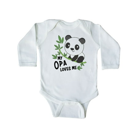 Inktastic My Opa Loves Me- cute panda Gift Baby Boy or Baby Girl Long Sleeve Bodysuit
Inktastic My Opa Loves Me- cute panda Gift Baby Boy or Baby Girl Long Sleeve Bodysuit