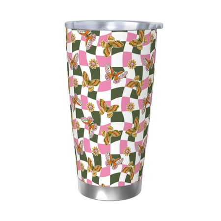 Bingfone Abstract Pink Plaid Butterfly for 20 Oz Stainless Steel Travel Mug Double Wall Water Coffee Cup for Home Office Outdoor Works Great for Ice Drinks and Hot Beverage-Without Straw
Bingfone Abstract Pink Plaid Butterfly for 20 Oz Stainless Steel Travel Mug Double Wall Water Coffee Cup for Home Office Outdoor Works Great for Ice Drinks and Hot Beverage-Without Straw