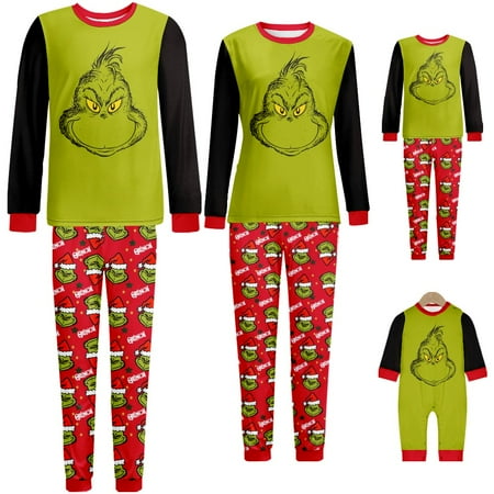 Christmas Grinch Matching Family Pajamas Sets Women Men Grinch Pjs Clothes Holiday PJs for Women Men Sleepwear
Christmas Grinch Matching Family Pajamas Sets Women Men Grinch Pjs Clothes Holiday PJs for Women Men Sleepwear