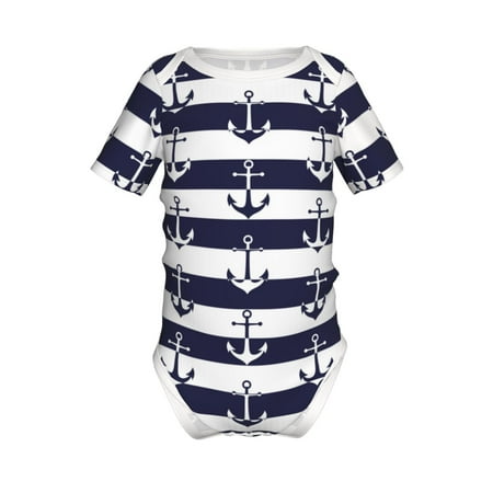 Adobk Anchors Print Baby Climbing Clothes Jumpsuit Rompers Classic Rompers Child Short sleeve Bodysuits-6 Months
Adobk Anchors Print Baby Climbing Clothes Jumpsuit Rompers Classic Rompers Child Short sleeve Bodysuits-6 Months